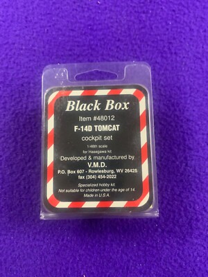 VMD Black Box F-14D Tomcat Cockpit Model Kit Model # 48012 1/48 NIP