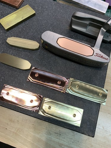 INSERT ONLY fits Scotty Cameron Studio Style 340G & 330G Head (Copper or Brass)