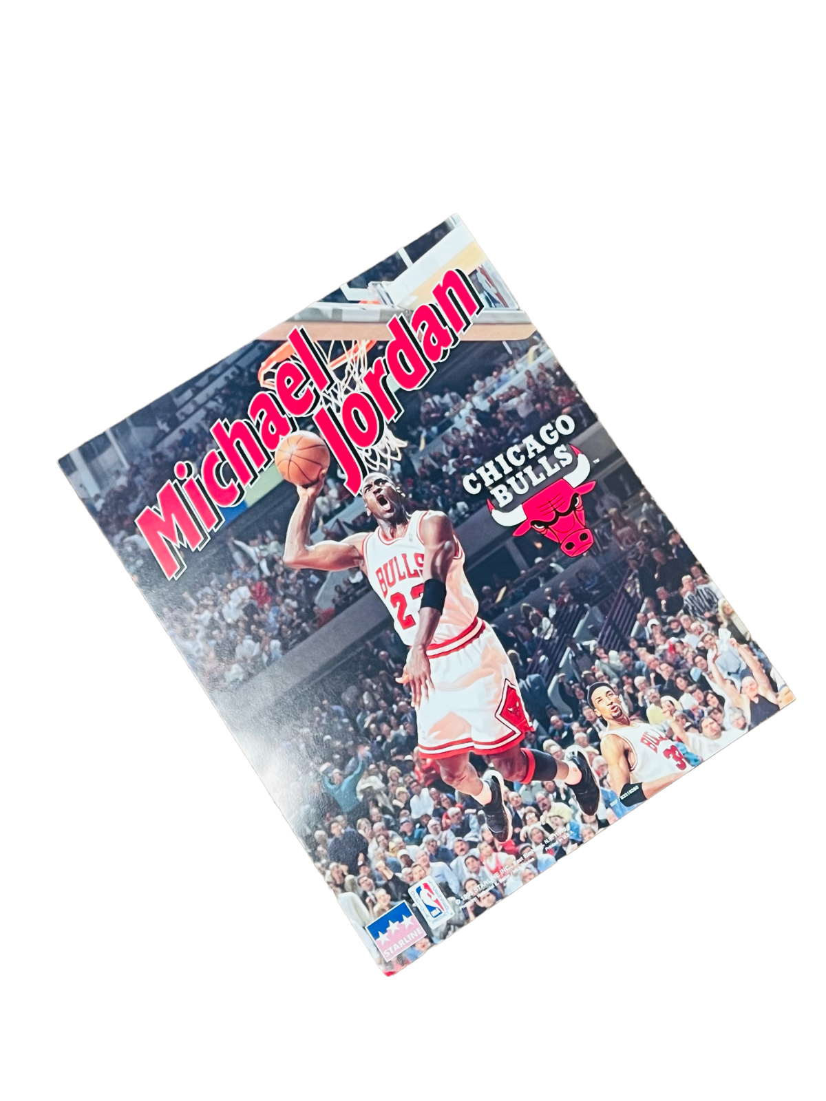 MICHAEL JORDAN CHICAGO BULLS VINTAGE 1995 STARLINE CARDBOARD
