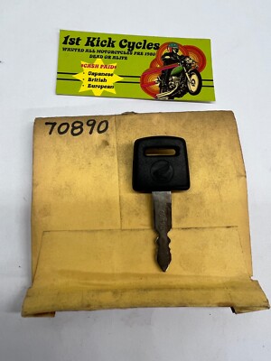 Vintage TEC Honda Factory Pre Cut Motorcycle Key # 70890 OEM