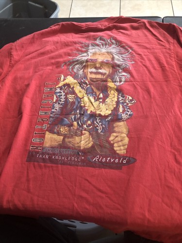 トップス VINTAGE  EINSTEIN T-SHIRT USA XL Vintage Albert Einstein Black Xl Vintage Shirt USA Made