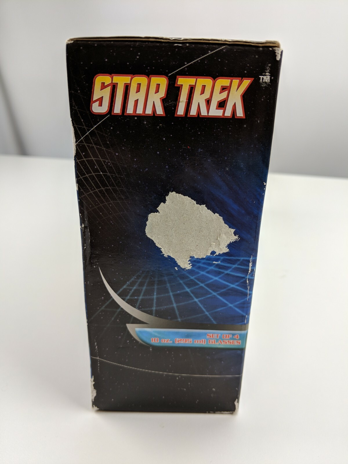 4 TOS Star Trek Set   Collector 10 oz Glasses 2010 Vandor Products CBS