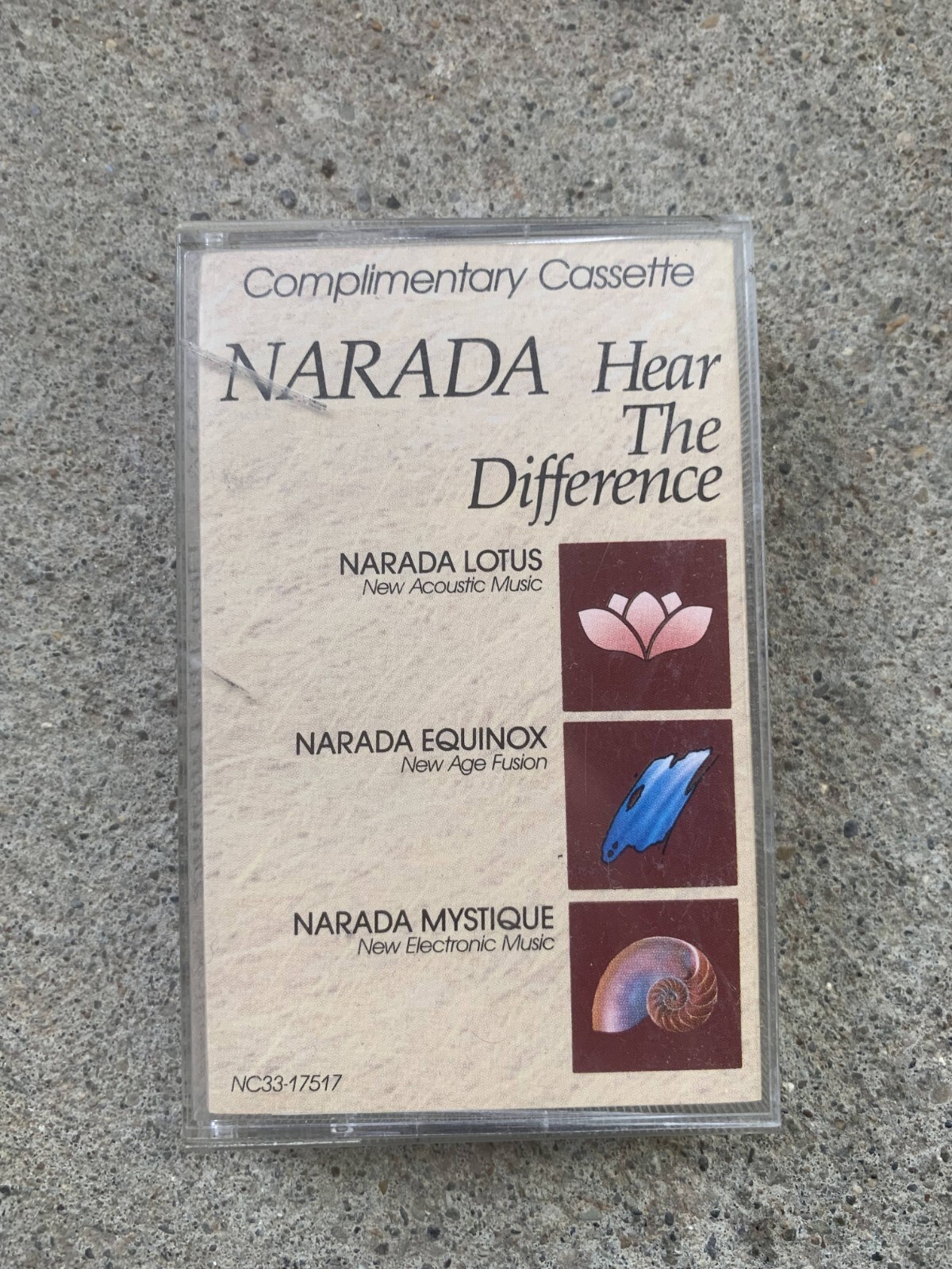 Vintage 1988 Narada Hear The Difference Cassette Tape Album NC33-17517
