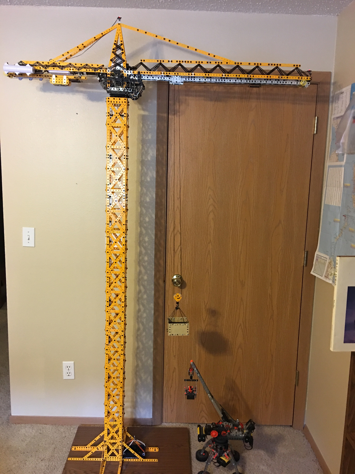 MeccanoErector Tower Crane Model Set 778988112731 eBay