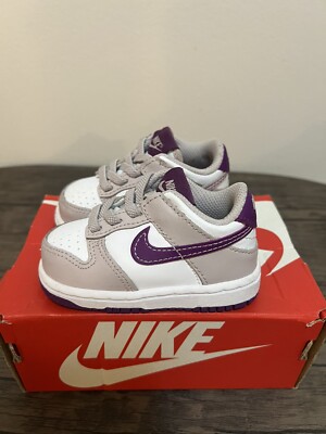 Nike Dunk Low TDE Platinum Violet White Toddler 4c