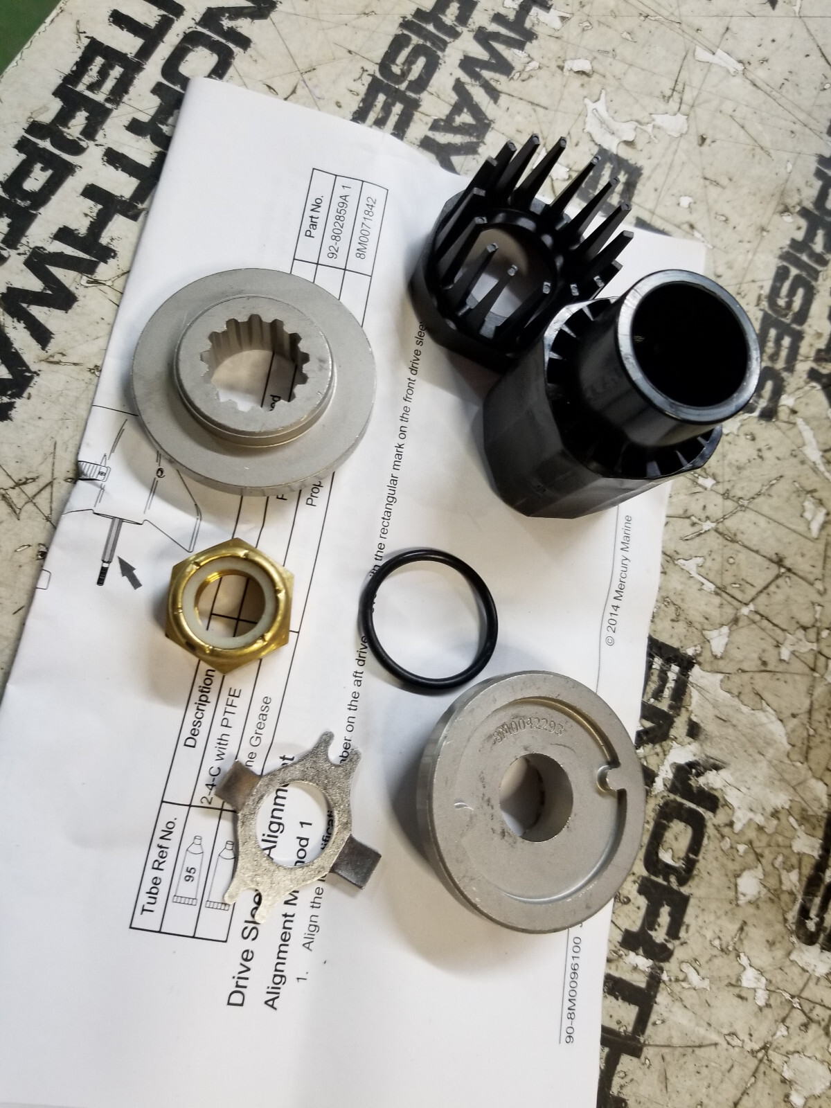 Mercury Mercruiser 835257K12 FLO-TORQ HUB KIT - Picture 2 of 4