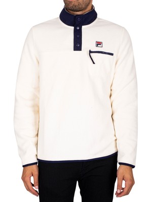 

Мужская флисовая куртка Fila на пуговицах Pavel, белая, Белый, F22MH010-806