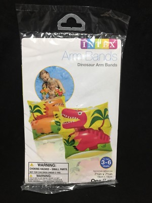 Swim Arm Bands Dinosaur Intex Age 3-6 Years Inflatable 