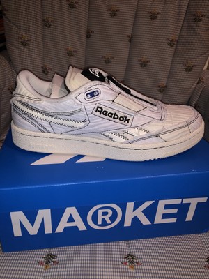 Reebok Club C 85 Pump Chalke Flash Red Shoes,BNIB,DS
