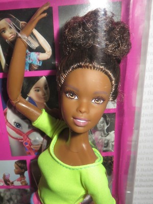 barbie made to move african american