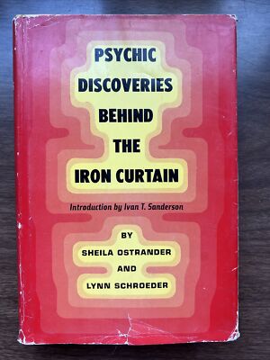 Psychic Discoveries Behind the Iron Curtain Lynn Schroeder HC Book DJ