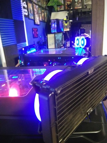 240mm radiator with RGB 2x120mm fans /blue/(3/8)