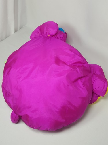 Fisher Price Big Things Pink Purple Baby Elephant Plush Lot Large Ears Feet Vtg