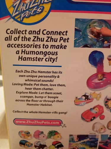 NIB - New ZHU ZHU PETS SPIRAL SLIDE & RAMP,  CEPIA 2008