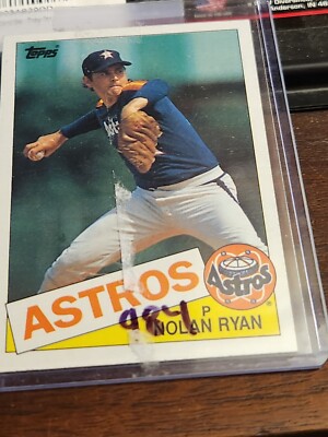 1985 Topps Nolan Ryan Houston Astros #760