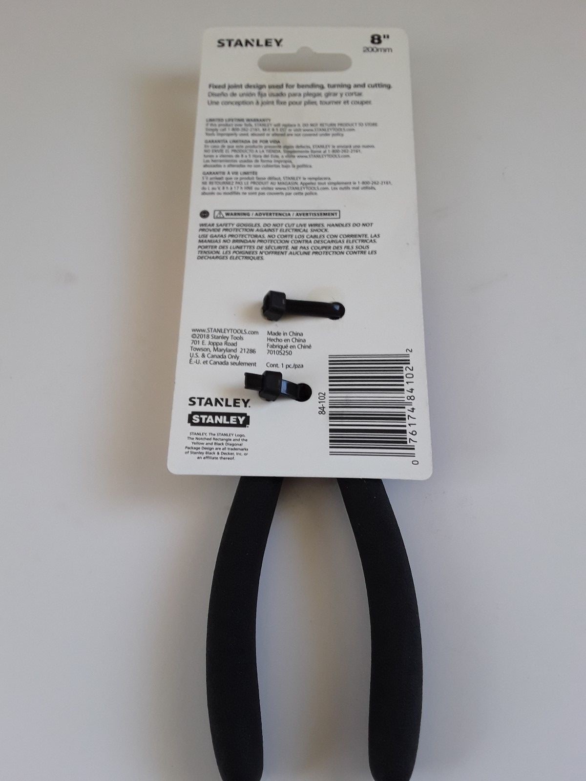 Stanley long needle nose pliers 84-102 8