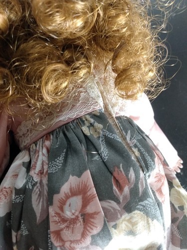 House of Lloyd Doll Porcelain 1991 Private Collection Strawberry Blonde 15in