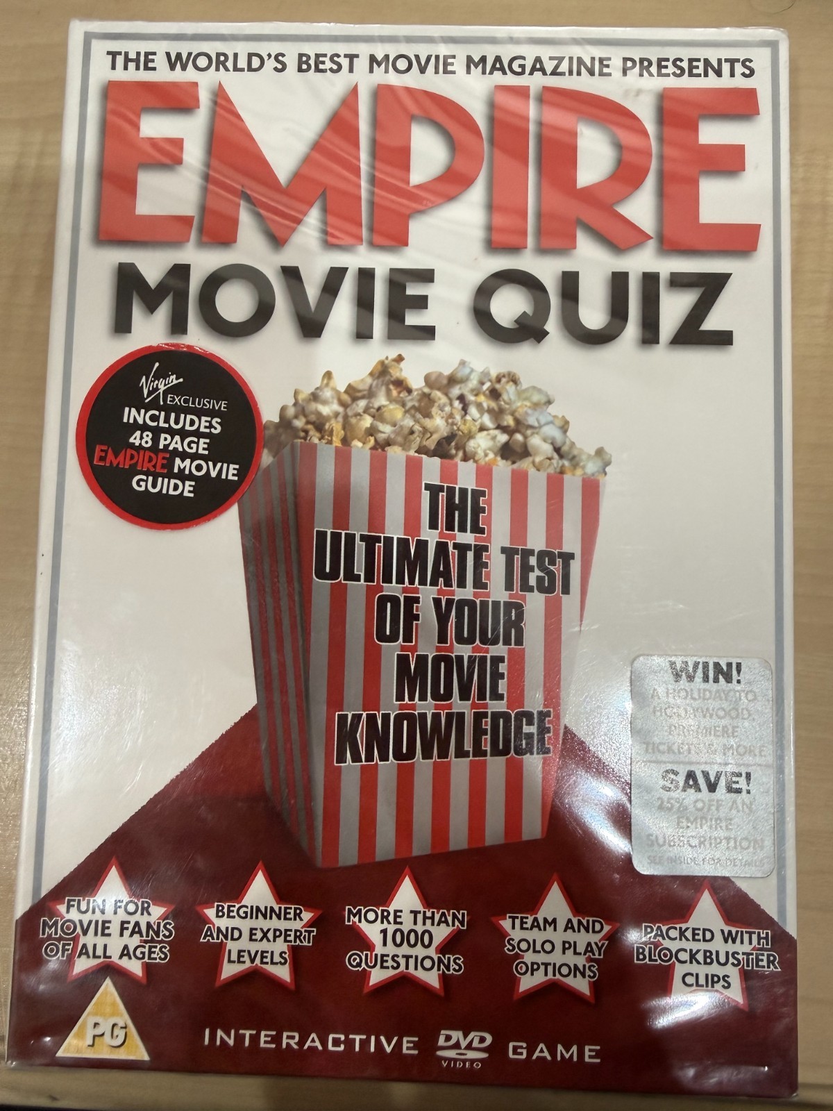 The Empire Movie Quiz (DVD) - Brand New & Sealed