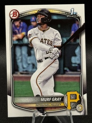 2025 Bowman Draft BD-108 Murf Gray Pittsburgh Pirates