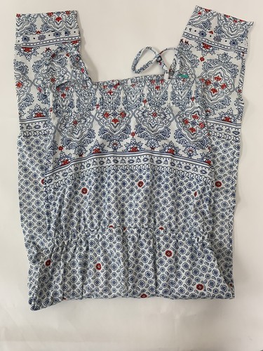 New Roxy Girl Strappy Romper Garden Gate Floral  Size 8 Small