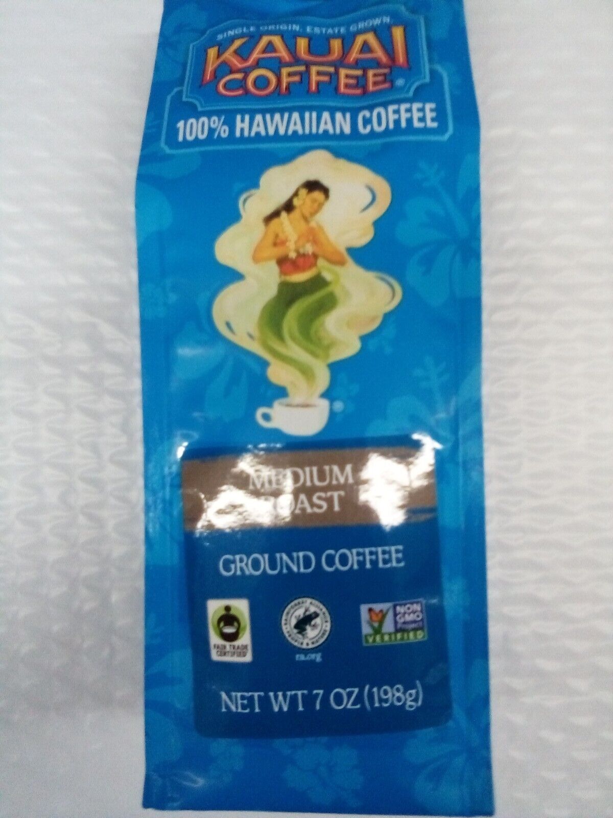 Kauai Coffee 100% Hawaiian Coffee MEDIUM ROAST (7oz) Direct Kauai Coffee 100% Hawaiian Coffee MEDIUM ROAST (7oz) Direct