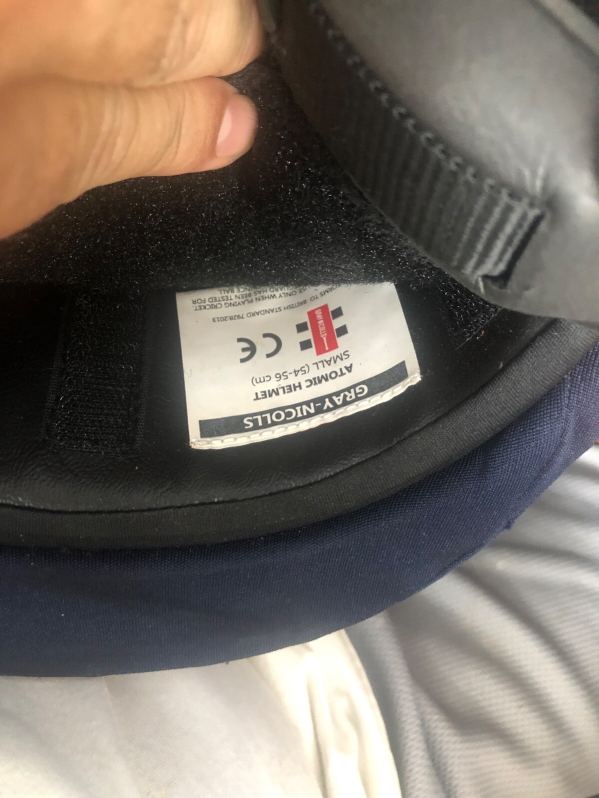 Gray Nicolls Cricket Atomic Helmet - Navy, Small (54-56cm)