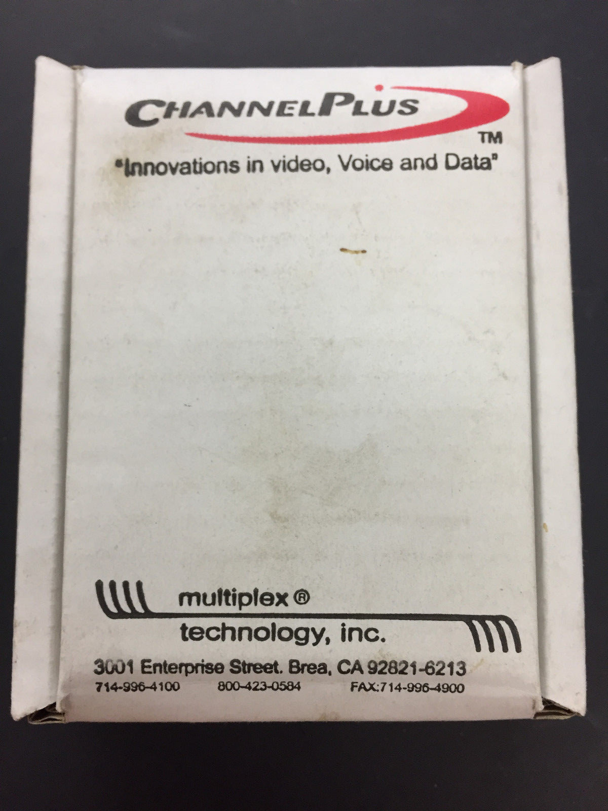 Multiplex Technology Channel Plus Model 2538 Eight Way Splitter/Combiner NEW