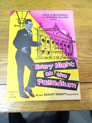 Every night at the Palladium Programme 1960's Bruce Forsyth Morecambe and Wise