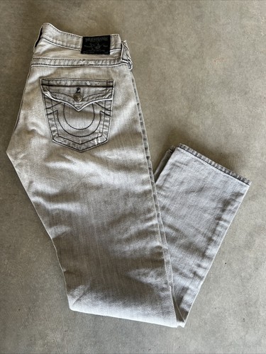 true religion jeans 値引き中‼️ TRUE RELIGION GREY GRAY Jeans Women's Size 27 27X31” TRW4100