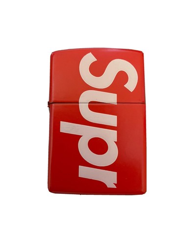 Supreme Logo Red Zippo Lighter SS18 | eBay