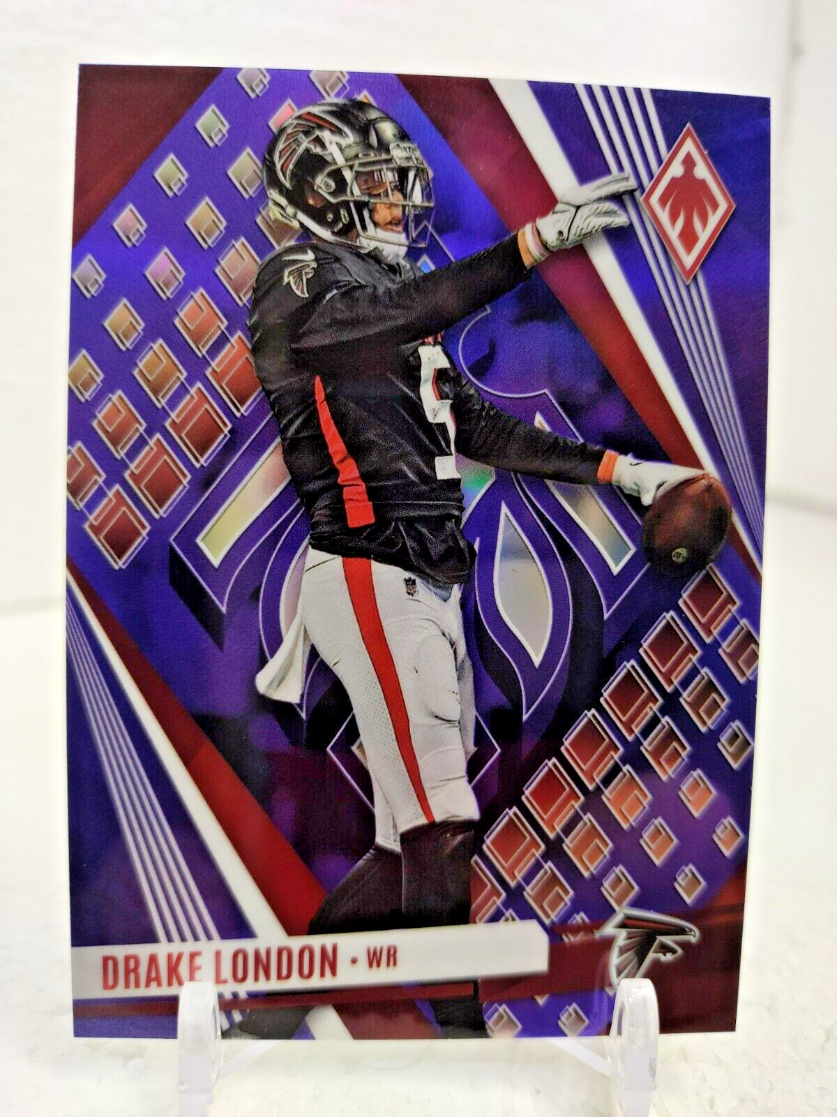 フォーデン　直筆サイン　カード　99枚限定　PANINI prizm DRAKE LONDON #/99 PURPLE PRIZM 2023 Panini Phoenix Football