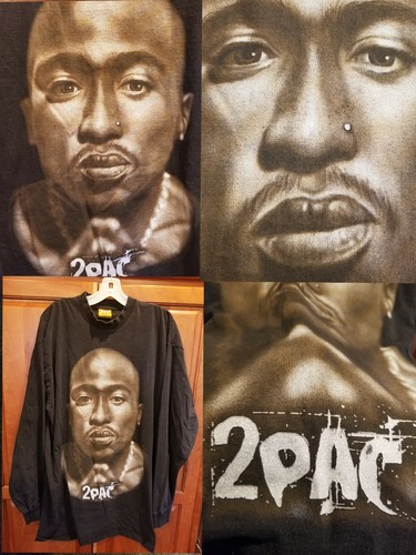 2Pac '00s Memorial Portrait T-Shirt Vintage 2006 tupac shakur - Gem