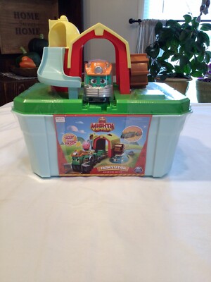 Mighty Express Farm Station Adventure Bucket Playset