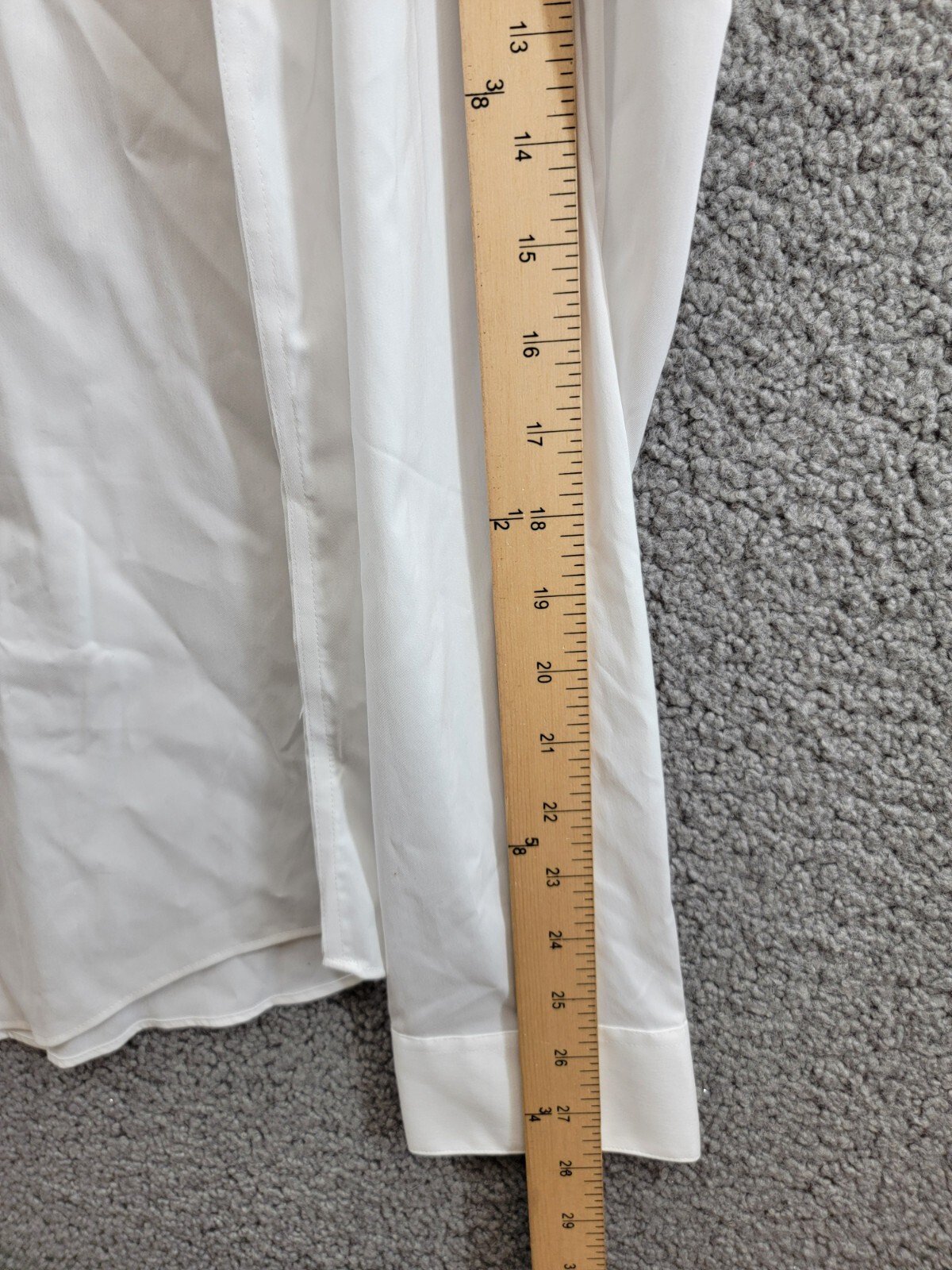 Calvin Klein Infinite Color Regular Fit Dress Shirt Men's L 16-16.5 36-37 White - Picture 5 of 19