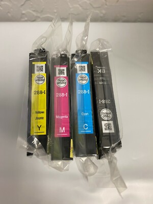 Epson 288 Ink Set of 4 CMYK 288i XP 330 340 430 434 440 446 T288
