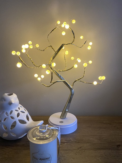 Sparkly tree lamp fairy lights | Table & Desk Lamps ...