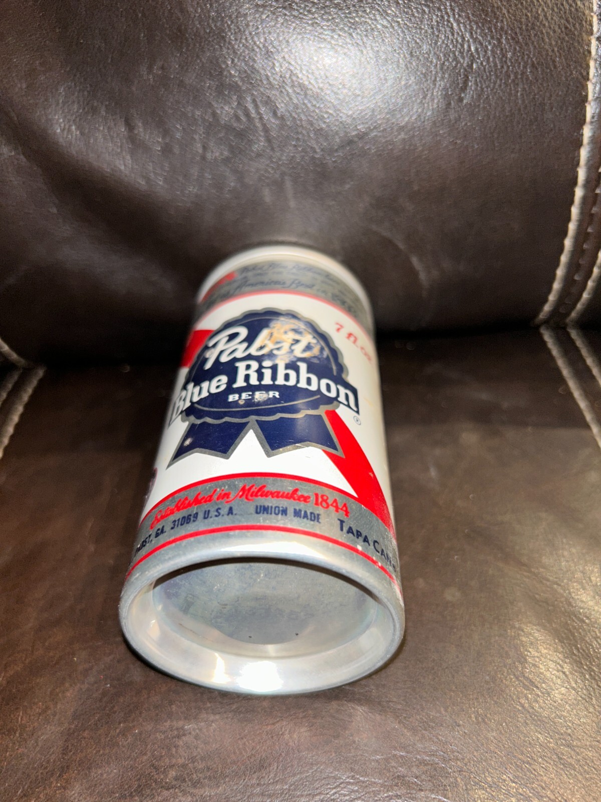 Pabst Blue Ribbon 7 oz Can Flat Top Pull Tab 60s/70s RARE | eBay