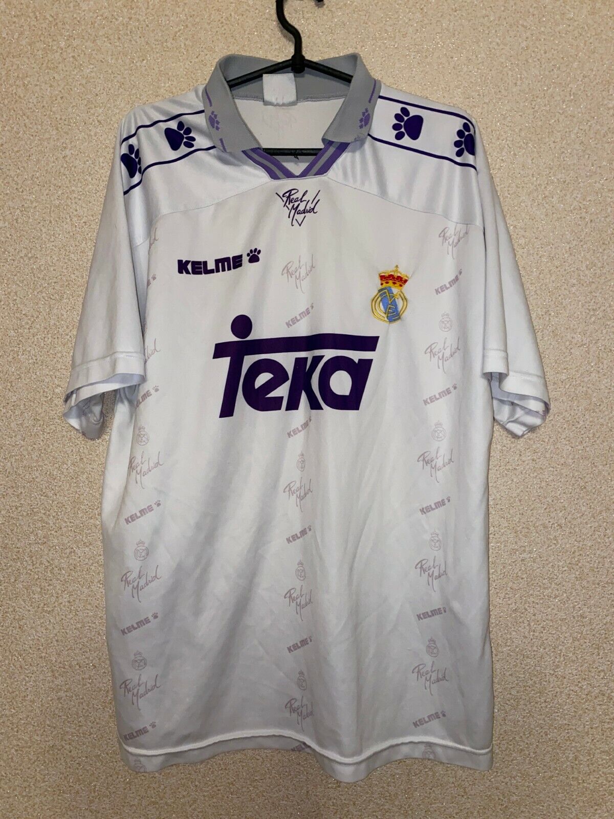 Real Madrid Home football shirt 1994 - 1996 rare mens jersey Real Madrid Home football shirt 1994 - 1996 rare mens jersey