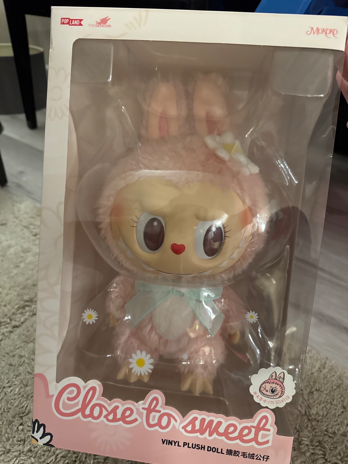 Authentic POP MART Labubu THE MONSTERS MOKOKO Vinyl Plush