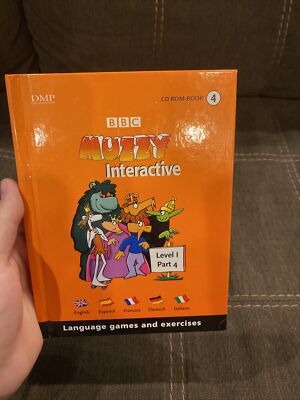 BBC Muzzy Level 1 Part 4 CD ROM-Book Interactive Games And Exercises