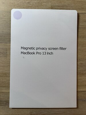 13-inch MacBook Pro Amazon Basics Slim Magnetic Privacy Screen Filter New Sealed