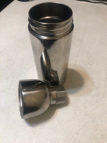 Starbucks Silver Water Bottle Carabiner Hook 20oz 3 Piece Steel Tumbler  Thermos