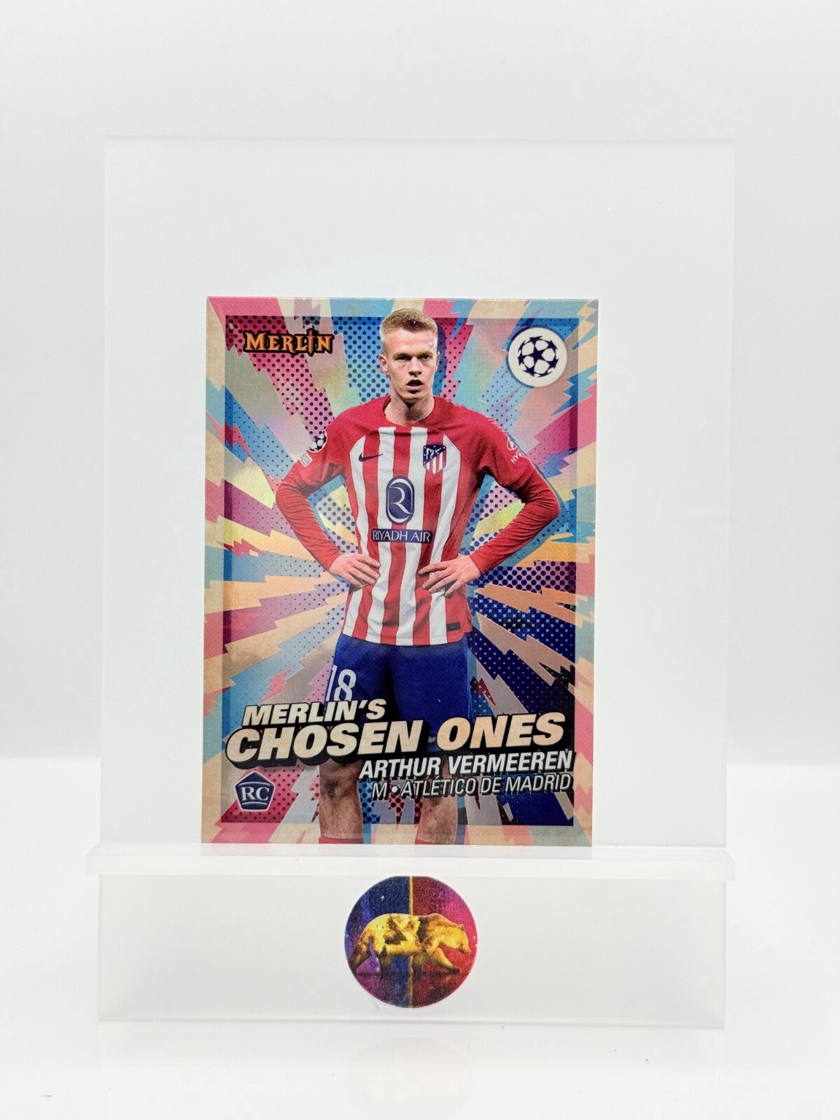 Arthur Vermeeren RC Merlin's Chosen Ones 2023-24 Topps