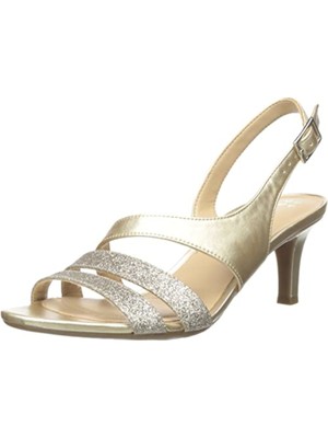 

NATURALIZER Womens Gold N5 Contour Taimi Stiletto Slingback Sandal 8,5 M, Золотой, TAIMI