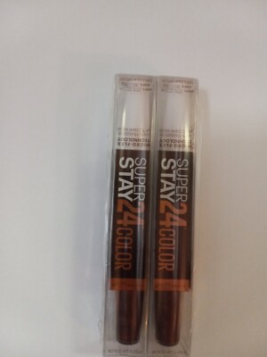 2X Maybelline Super Stay 24 Hou5 Lip Color Liquid Lipstick  345 