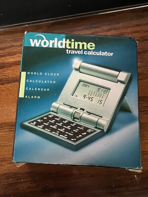 World Time Travel Calculator 1660 World Clock Calender Alarm Pack of 100