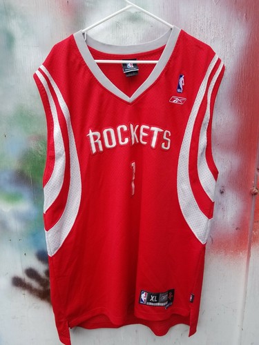 希少 Reebok ROCKETS Mc GRADY NBA #1 ユニフォーム 希少 Reebok ROCKETS Mc GRADY NBA #1 ユニフォーム VTG NBA