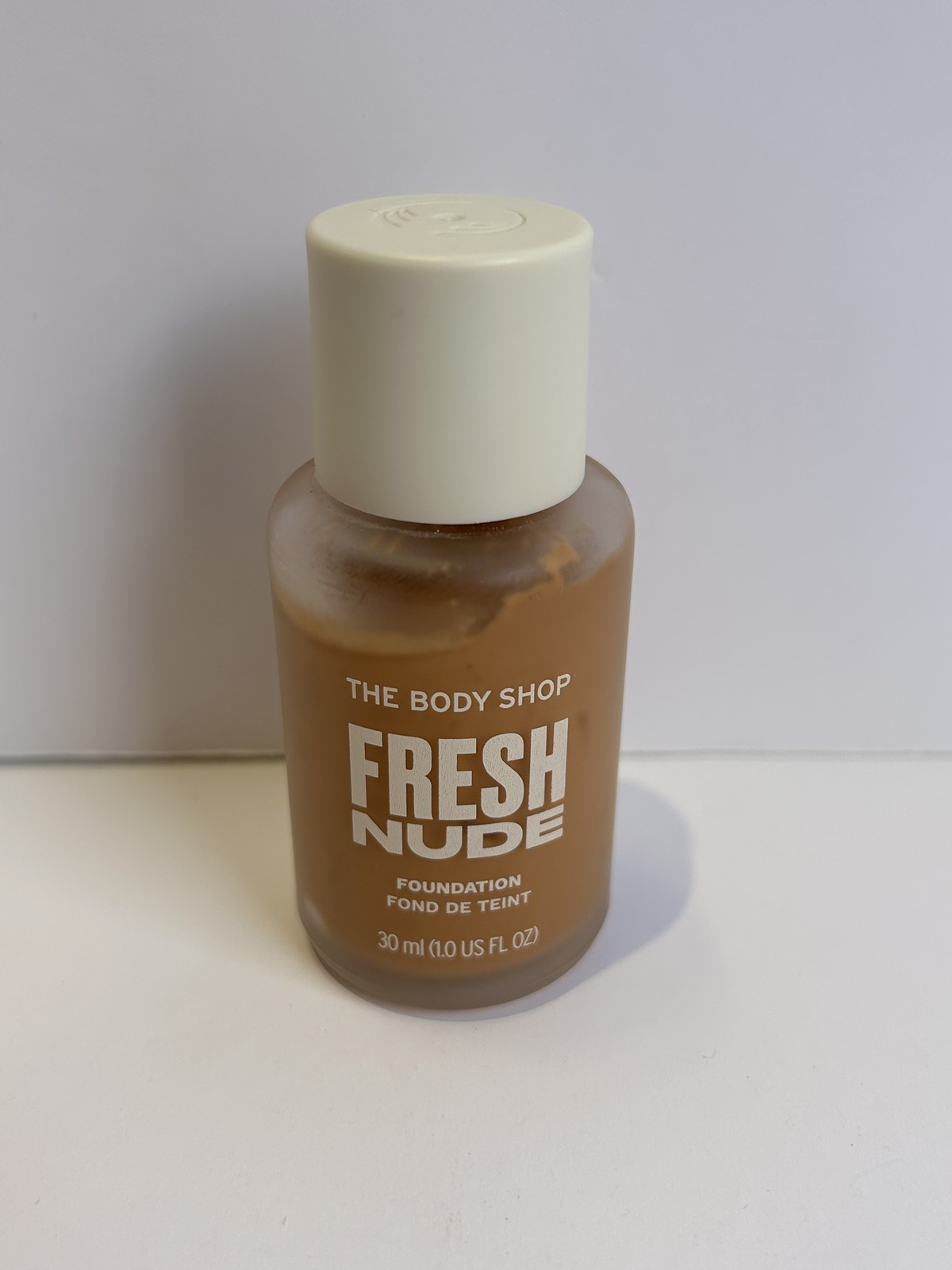 Body Shop Fresh Nude Foundation Tan 2W Face Makeup Vegan New