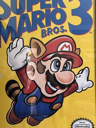 NINTENDO SUPER MARIO BROS 3 COVER POSTER PRINT NEW 24x36 FREE
