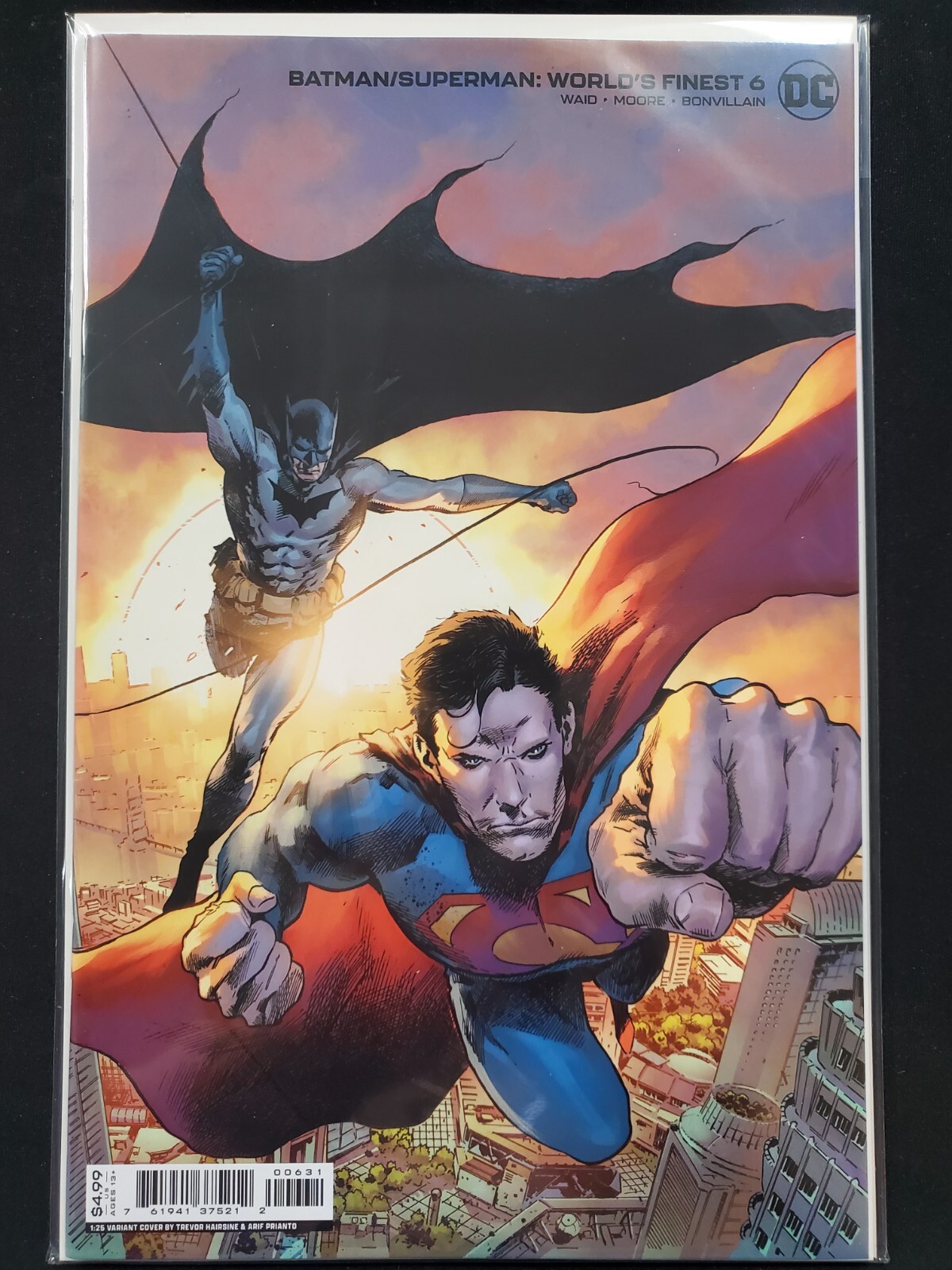 Batman Superman Worlds Finest #6 1:25 Hairsine Variant DC